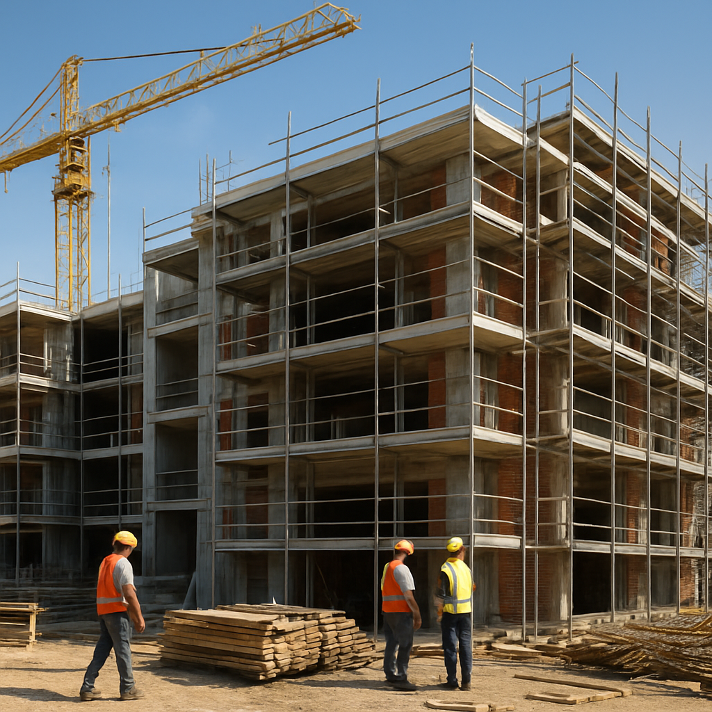 Soggiorno moderno - nuove costruzioni.