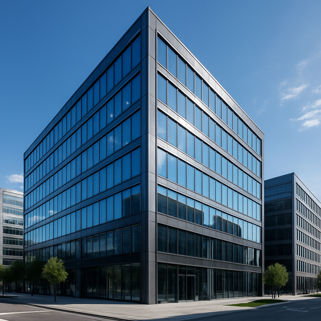 Edificio direzionale - realizzazione comm. a Milano.
